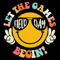 Field Day Let The Games Begin 2025 Teachers Short Acrylic Beanie