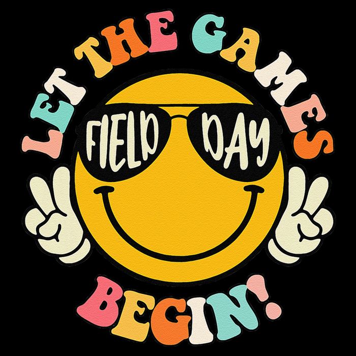 Field Day Let The Games Begin 2025 Teachers Short Acrylic Beanie