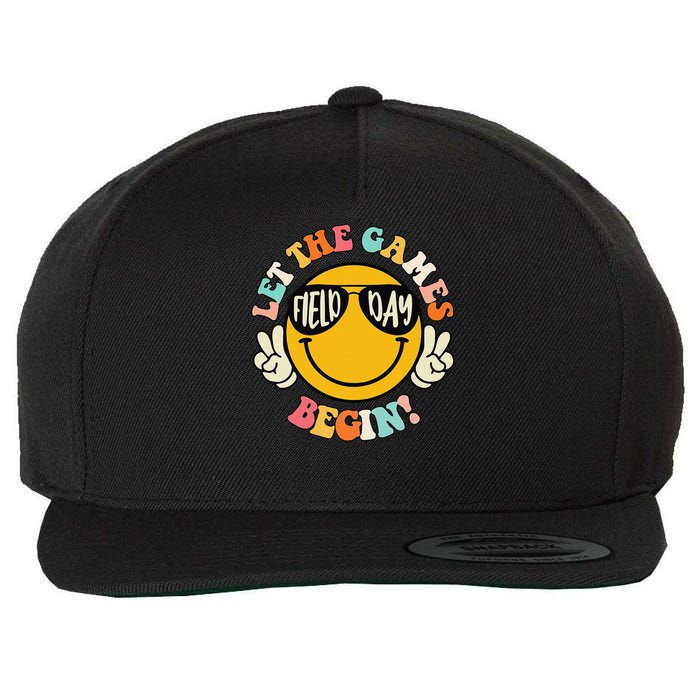 Field Day Let The Games Begin 2025 Teachers Wool Snapback Cap