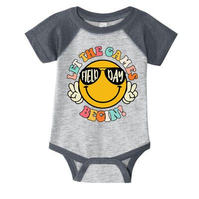 Field Day Let The Games Begin 2025 Teachers Infant Baby Jersey Bodysuit
