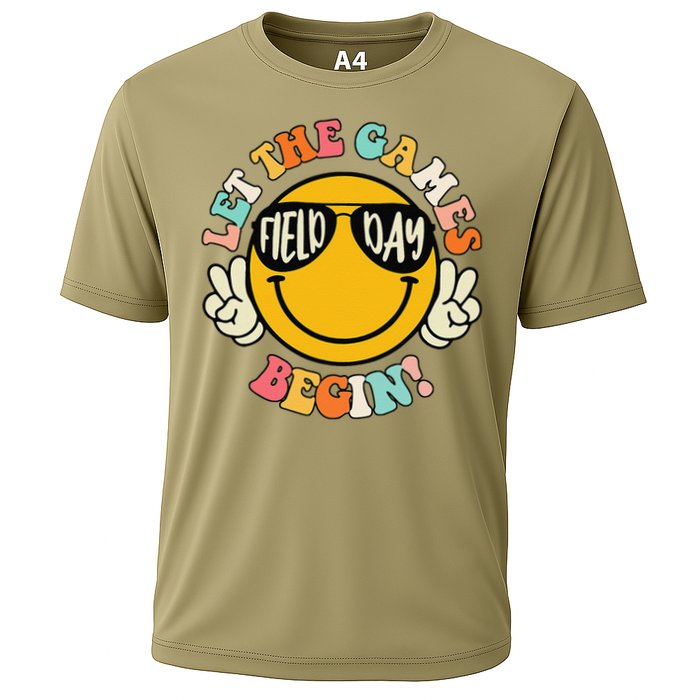 Field Day Let The Games Begin 2025 Teachers Cooling Performance Crew T-Shirt