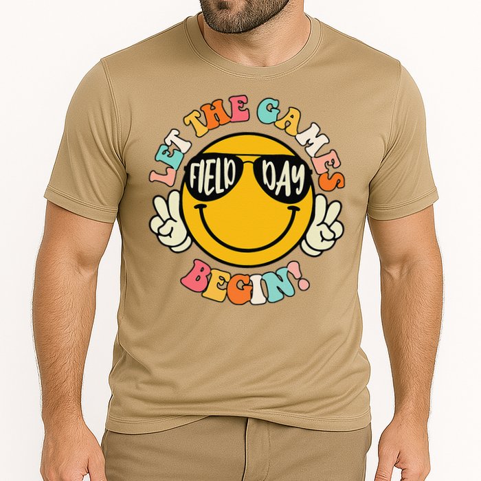 Field Day Let The Games Begin 2025 Teachers Cooling Performance Crew T-Shirt