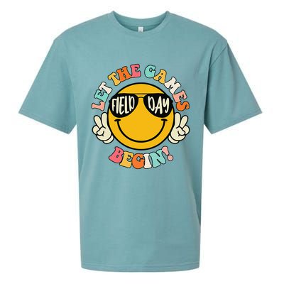 Field Day Let The Games Begin 2025 Teachers Sueded Cloud Jersey T-Shirt