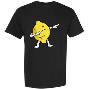 Funny Dabbing Lemon Illustration Lemonade Lover Garment-Dyed Heavyweight T-Shirt