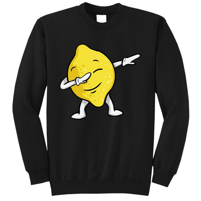 Funny Dabbing Lemon Illustration Lemonade Lover Sweatshirt