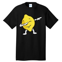 Funny Dabbing Lemon Illustration Lemonade Lover Tall T-Shirt