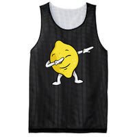 Funny Dabbing Lemon Illustration Lemonade Lover Mesh Reversible Basketball Jersey Tank