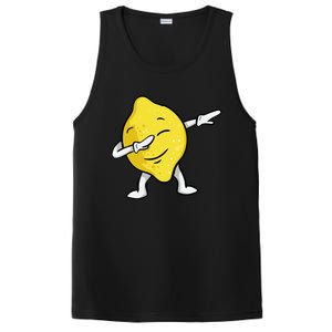 Funny Dabbing Lemon Illustration Lemonade Lover PosiCharge Competitor Tank