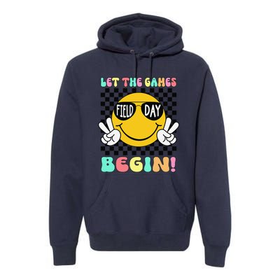 Field Day Let The Games Begin 2024 Teachers Premium Hoodie