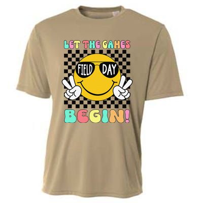 Field Day Let The Games Begin 2024 Teachers Cooling Performance Crew T-Shirt