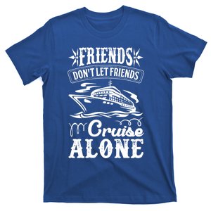 Friends Dont Let Cruise Alone Beach Summer Vacation Cute Gift T-Shirt