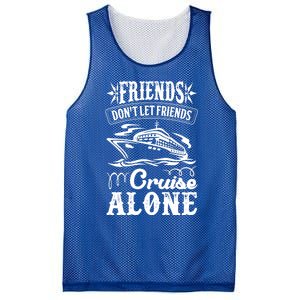 Friends Dont Let Cruise Alone Beach Summer Vacation Cute Gift Mesh Reversible Basketball Jersey Tank