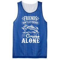 Friends Dont Let Cruise Alone Beach Summer Vacation Cute Gift Mesh Reversible Basketball Jersey Tank