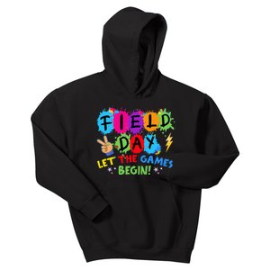 Field Day Let Games Start Begin Teachers Field Day 2024 Kids Hoodie