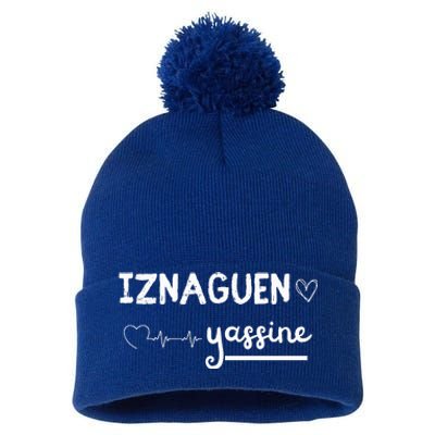 Funny Design Lover Pom Pom 12in Knit Beanie