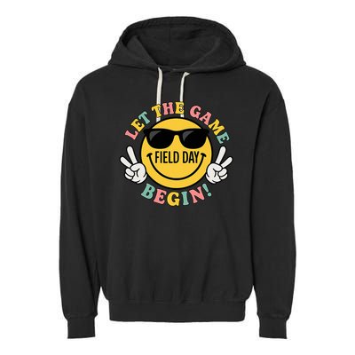 Field Day Let The Games Begin Garment-Dyed Fleece Hoodie