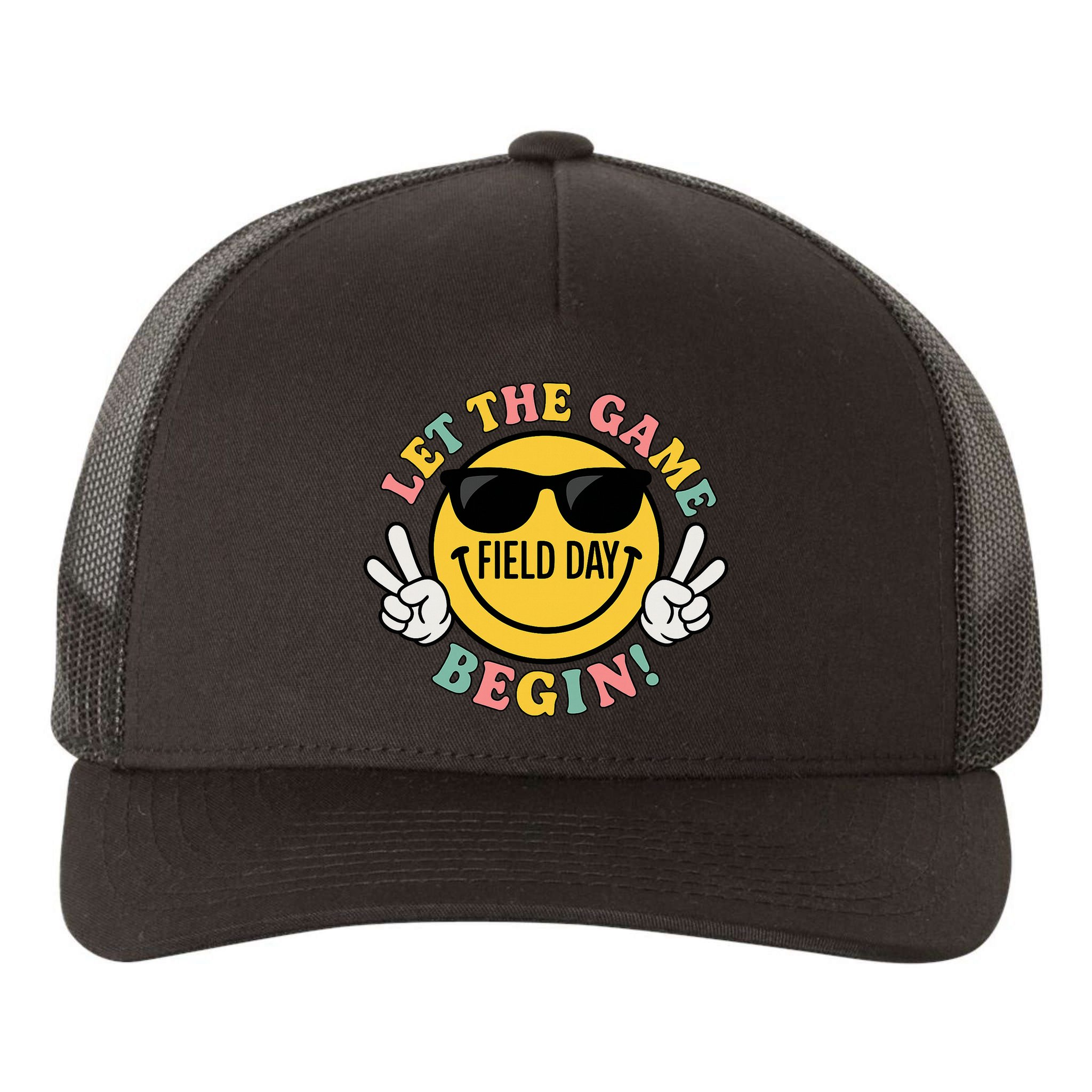 Field Day Let The Games Begin Yupoong Adult 5-Panel Trucker Hat