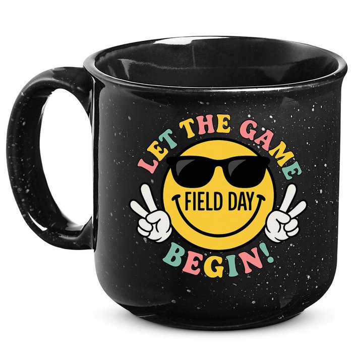 Field Day Let The Games Begin 15oz Campfire Ceramic Mug