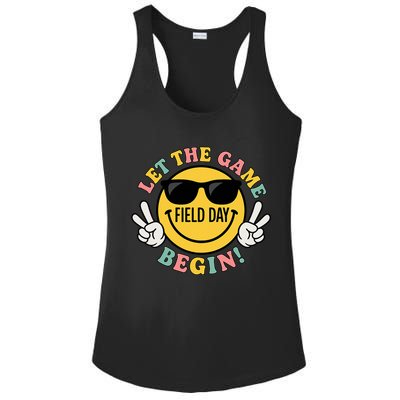 Field Day Let The Games Begin Ladies PosiCharge Competitor Racerback Tank