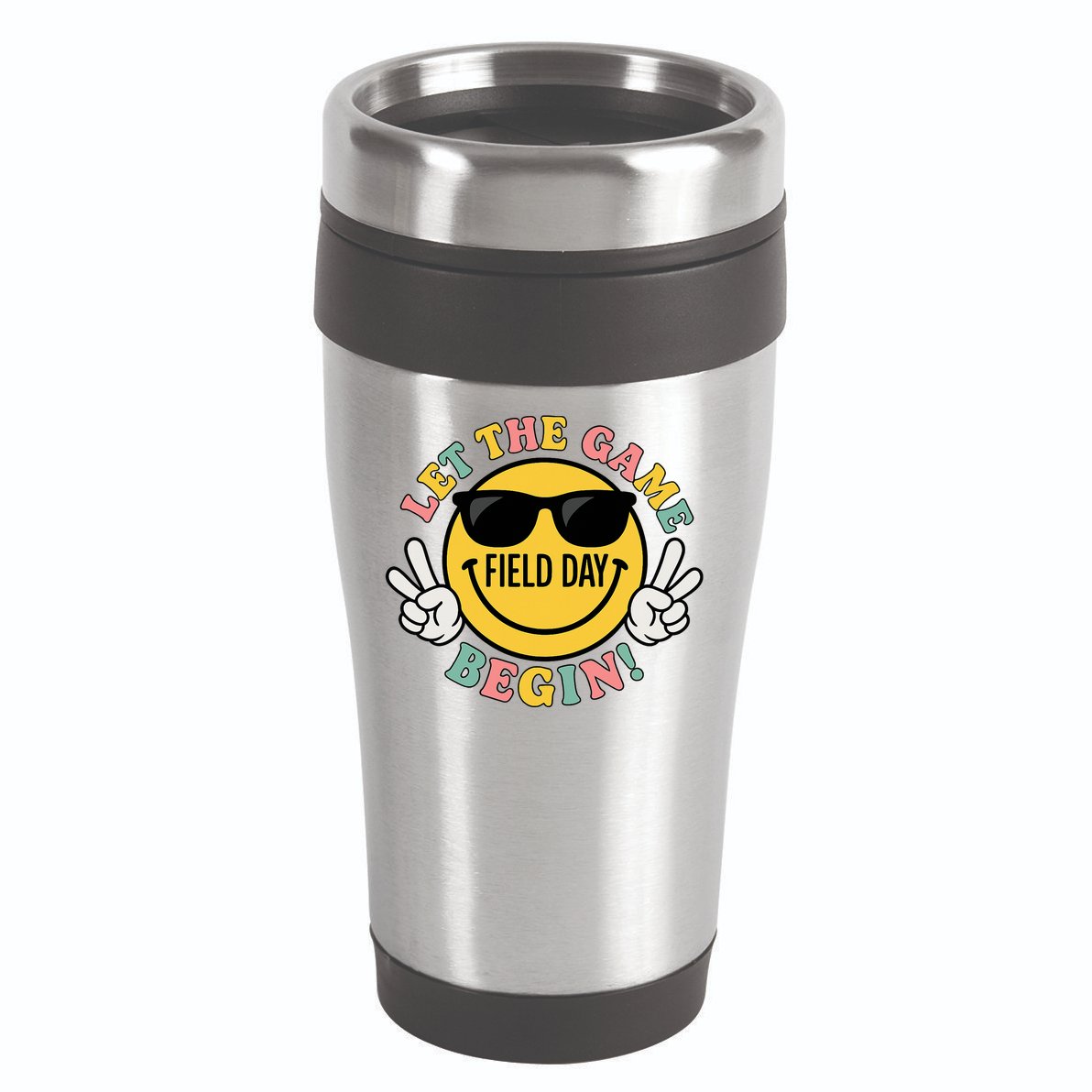 Field Day Let The Games Begin 16oz Travel Tumbler