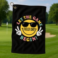 Field Day Let The Games Begin Golf Towel