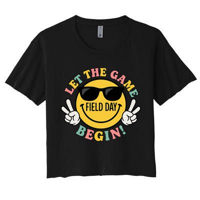 Field Day Let The Games Begin Crop Top