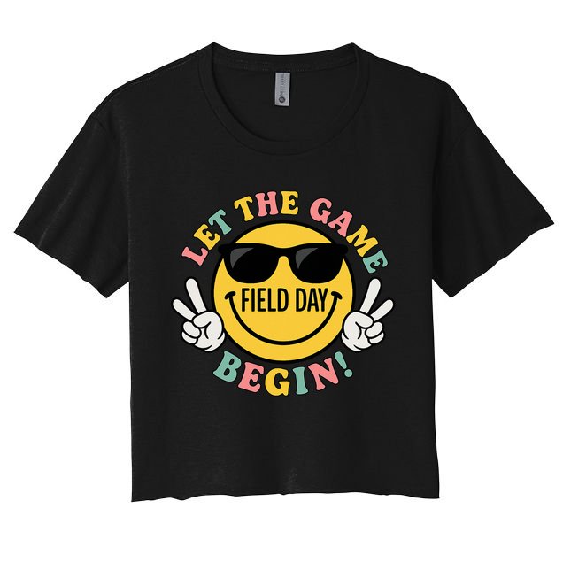 Field Day Let The Games Begin Crop Top