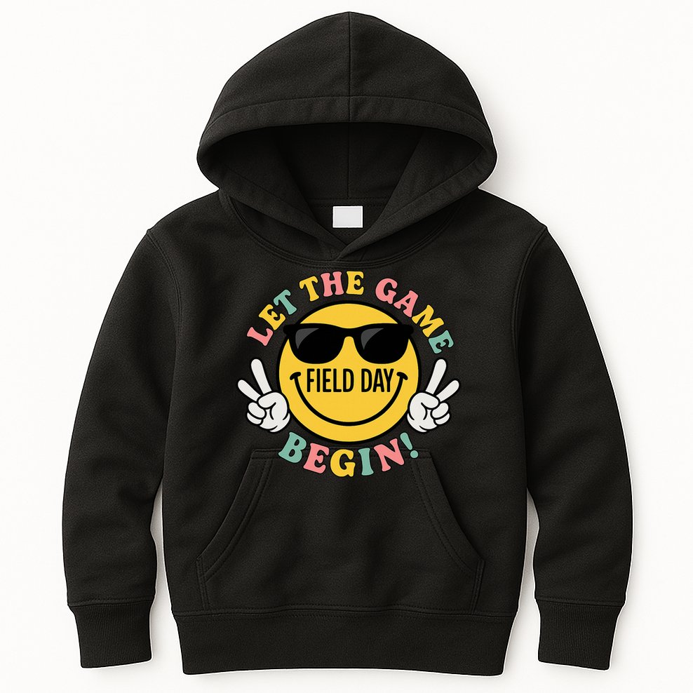 Field Day Let The Games Begin Kids Hoodie