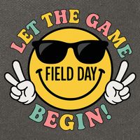 Field Day Let The Games Begin Cotton Canvas Backpack
