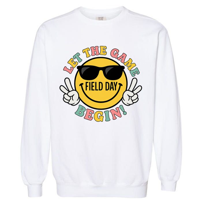 Field Day Let The Games Begin Garment-Dyed Sweatshirt