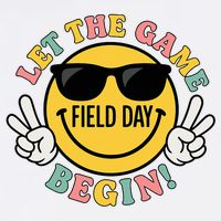 Field Day Let The Games Begin Garment-Dyed Sweatshirt