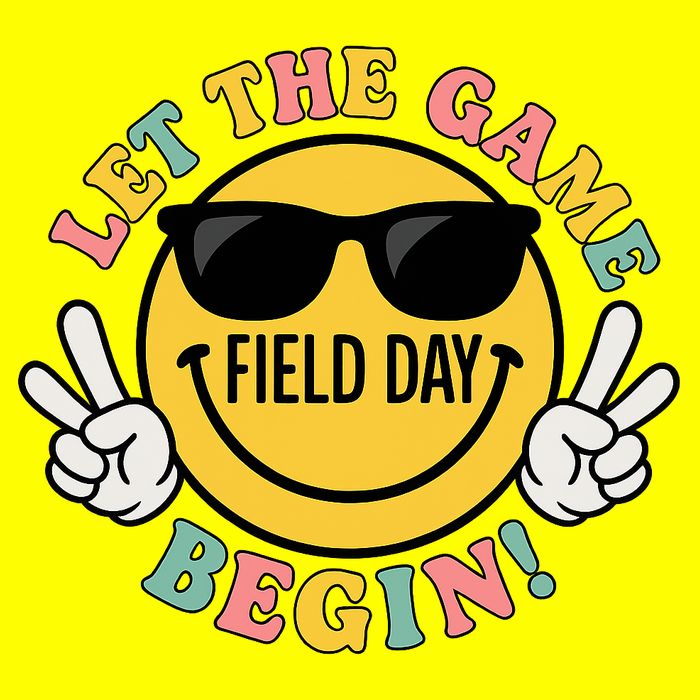 Field Day Let The Games Begin Button