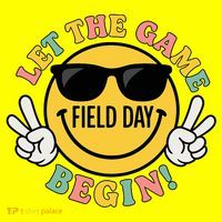 Field Day Let The Games Begin Women's V-Neck T-Shirt