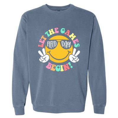 Field Day Let The Games Begin Garment-Dyed Sweatshirt