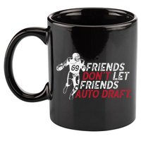 Friends Don't Let Friends Auto Draft Fantasy Football 11oz C Handle Ceramic Mug