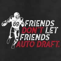 Friends Don't Let Friends Auto Draft Fantasy Football 11oz C Handle Ceramic Mug