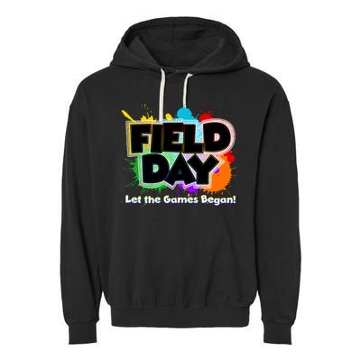 Field Day Let The Game Begin Garment-Dyed Fleece Hoodie