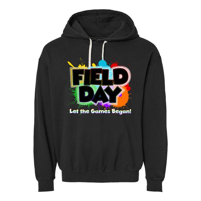 Field Day Let The Game Begin Garment-Dyed Fleece Hoodie