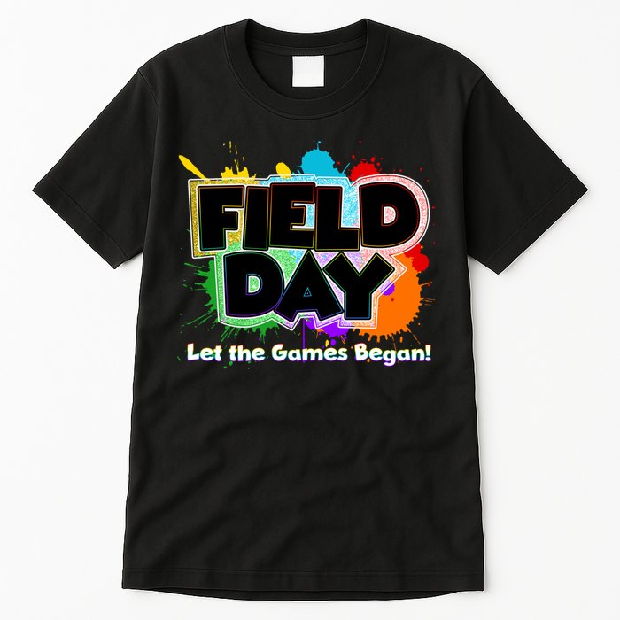 Field Day Let The Game Begin Tall T-Shirt