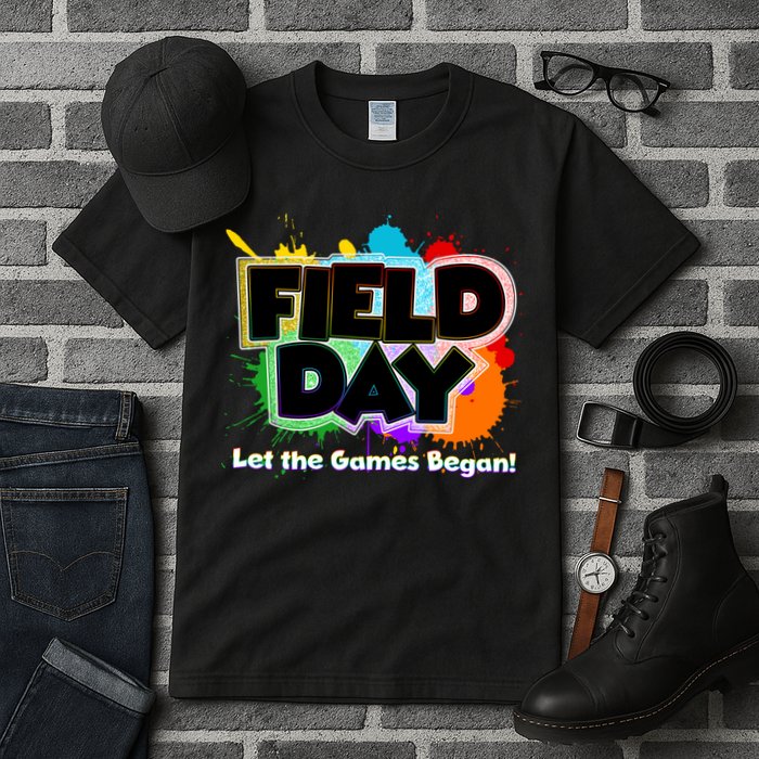Field Day Let The Game Begin Tall T-Shirt
