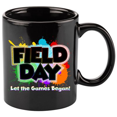 Field Day Let The Game Begin 11oz C Handle Ceramic Mug