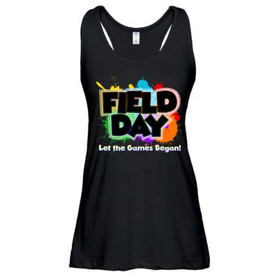 Field Day Let The Game Begin Ladies Essential Flowy Tank