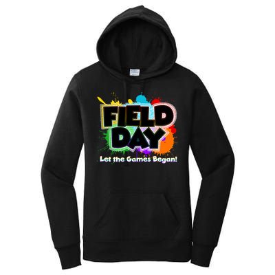Field Day Let The Game Begin Women's Pullover Hoodie