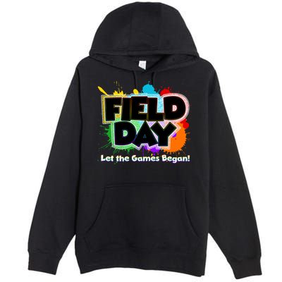 Field Day Let The Game Begin Premium Pullover Hoodie