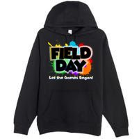 Field Day Let The Game Begin Premium Pullover Hoodie