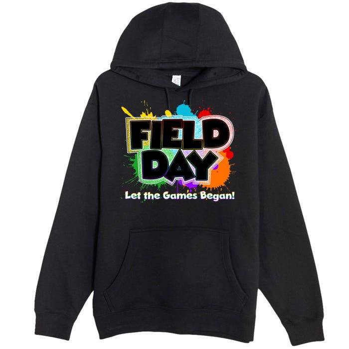 Field Day Let The Game Begin Premium Pullover Hoodie
