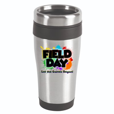 Field Day Let The Game Begin 16oz Travel Tumbler