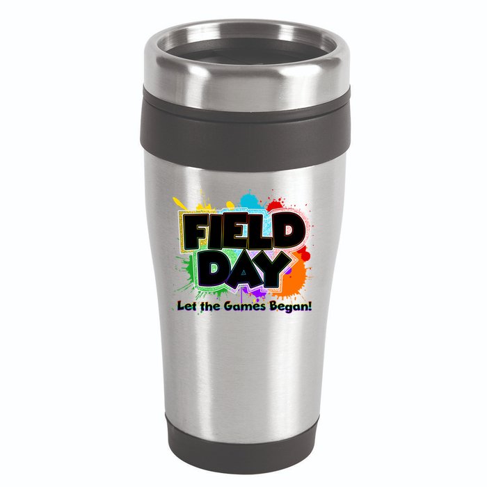 Field Day Let The Game Begin 16oz Travel Tumbler