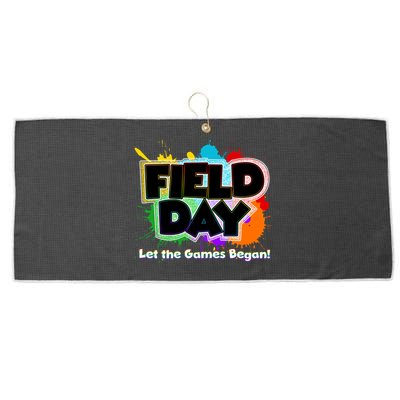 Field Day Let The Game Begin Large Microfiber Waffle Golf Towel