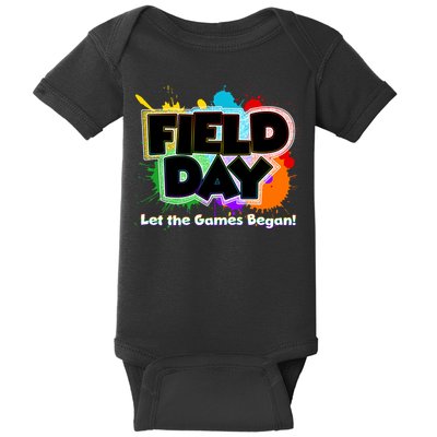 Field Day Let The Game Begin Baby Bodysuit